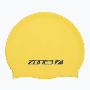 Plaukimo kepuraitė ZONE3 Silicone Swim hi-vis yellow