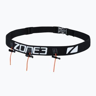 Varžybų diržas ZONE3 Racebelt - Gel Loops V2 black/white