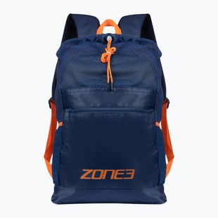 Kuprinė plaukimui ZONE3 Large Mesh Training Bag navy/orange