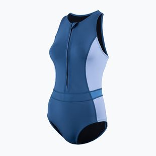 Moteriškas hidrokostiumas ZONE3 Yulex Sleeveless multi blue/white
