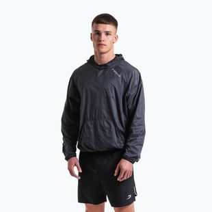 Vyriškas džemperis BOXRAW Genaro Oversized Windbreaker Hoodie charcoal