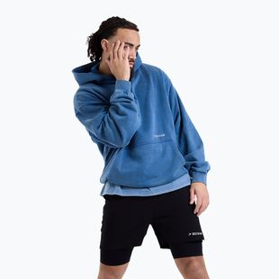 Vyriškas džemperis BOXRAW Sparring Club Oversized Hoodie washed baby blue