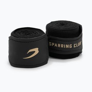 Bokso raiščiai BOXRAW Sparring Club Hand Wraps 450 cm black