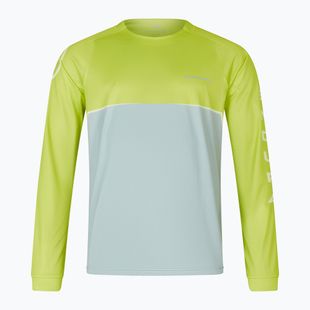 Vyriški dviračių marškinėliai ilgomis rankovėmis Endura Core Printed lime green