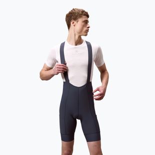 Vyriški dviračių šortai Endura Loop Bibshort carbon grey