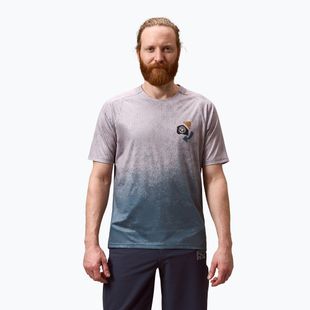 Vyriški dviračių marškinėliai Endura Singletrack Print titanium