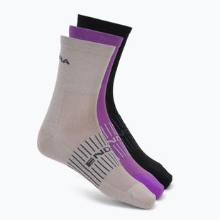 Moteriškos kojinės Endura Coolmax Race 3 pairs W end purple