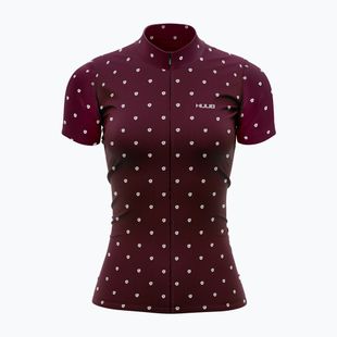 Moteriški dviratininkų marškinėliai HUUB La Fleur SS W grape