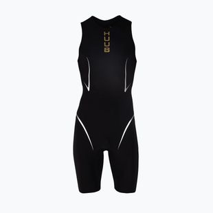 Moteriškas vientisas plaukimo kostiumas HUUB TC Performance Swimskin black / copper