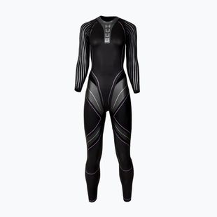 Moteriškas triatlono kostiumas HUUB Aegis XV 3:3 black/silver