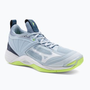 Vyriški tinklinio bateliai Mizuno Wave Momentum 2 heather/white/neo lime