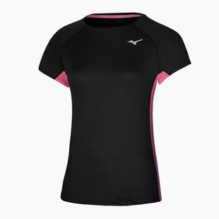 Moteriški bėgimo marškinėliai Mizuno DryAeroFlow Tee black