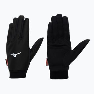 Bėgimo pirštinės Mizuno Wind Guard black