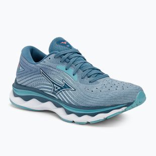Moteriški bėgimo batai Mizuno Wave Sky 6 blue shadow/white/milky blue