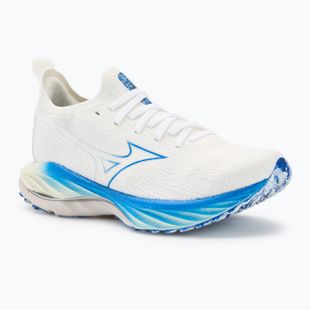 Moteriški bėgimo batai Mizuno Wave Neo Wind white/silver/peace blue