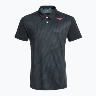 Vyriški teniso polo marškinėliai Mizuno Charge Shadow Polo black