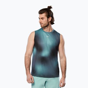 Vyriškas bėgimo tank topas Mizuno Core Graphic aquifer