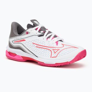 Moteriški teniso bateliai Mizuno Wave Exceed Tour 6 CC white/radiant red/quiet shade