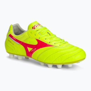 Vyriški futbolo batai Mizuno Morelia II Elite MD safety yellow/fiery coral 2/galaxy silver