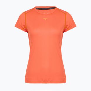 Moteriški bėgimo marškinėliai Mizuno DryAeroFlow Tee nasturtas