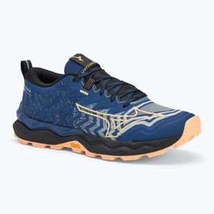 Moteriški bėgimo batai Mizuno Wave Daichi 8 estate blue/apricot ice/black