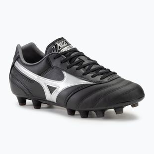 Vaikiški futbolo bateliai Mizuno Morelia II Pro MD black/galaxy silver/dark shadow