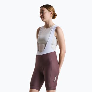 Moteriški dviračių šortai Rapha Core Bib Shorts huckleberry/white