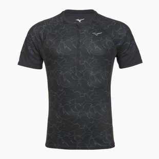 Vyriški bėgimo marškinėliai Mizuno Graphic Trail Tee black