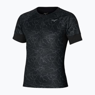 Vyriški bėgimo marškinėliai Mizuno Graphic Trail Tee black