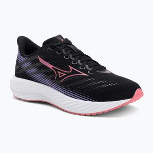Vaikiški bėgimo bateliai Mizuno Enerzy Rider Jr black/camelliarose/ paisleypurple