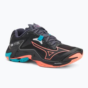 Tinklinio bateliai Mizuno Wave Lightning Z8 black/neon flame/peacock blue