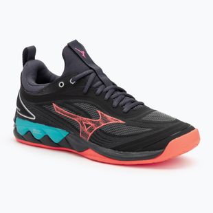Tiklinio batai Mizuno Wave Luminous 3 black/neon flame/peacock blue