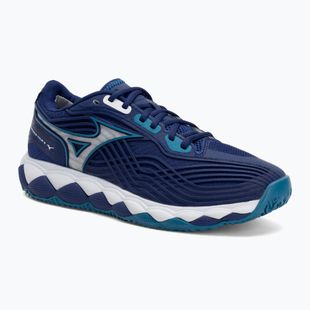 Vyriški teniso batai Mizuno Wave Enforce Tour 2 CC bellwether blue/ white/ fjord blue