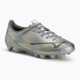 Vaikiški futbolo batai Mizuno α II Select Jr Md galaxy silver/8605 c/gold