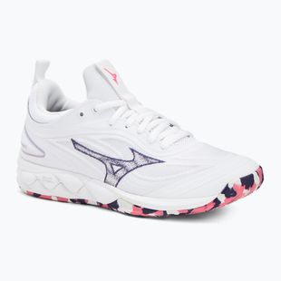 Tinklinio bateliai Mizuno Wave Luminous 3 white/violet indigo/camellia rose