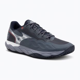 Teniso batai Mizuno Wave Enforce Court CC odyssey gray/white/blue granite