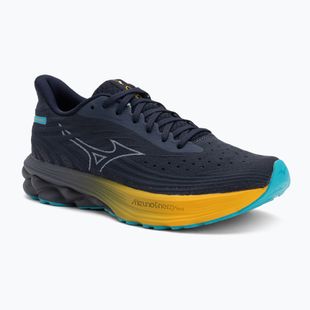 Vyriški bėgimo batai Mizuno Wave Skyrise 6 odyssey gray/icelandic blue/citrus