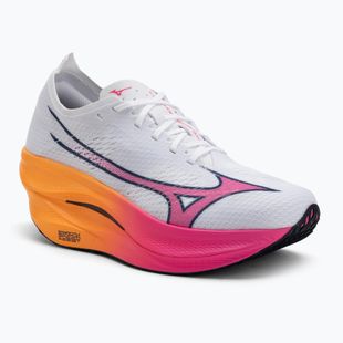 Bėgimo batai Mizuno Wave Rebellion Pro 3 white/pink tetra/tang orange