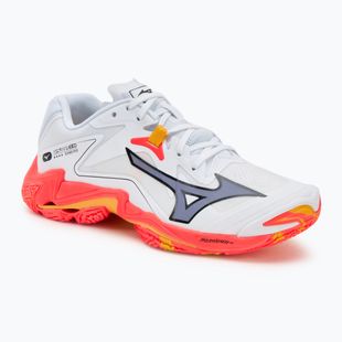 Tinklinio batai Mizuno Wave Lightning Z8 white/fiery coral 2/citrus
