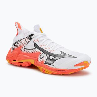 Tinklinio batai Mizuno Wave Lightning Neo 3 white/fiery coral 2/citrus