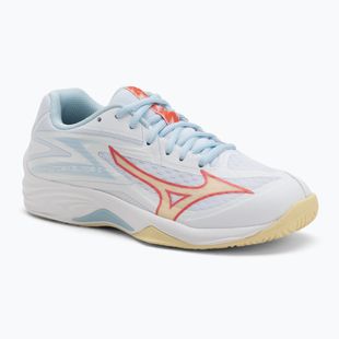 Moteriški tinklinio batai Mizuno Thunder Blade Z white/calypso coral/pale banan