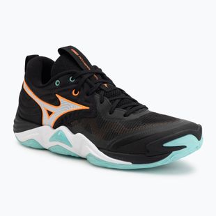 Tinklinio bateliai Mizuno Wave Momentum Elite black/tangelo/ice green