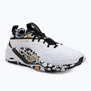 Rankinio bateliai Mizuno Wave Stealth Neo 2 white/black/gold