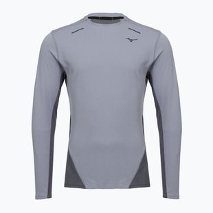 Vyriški bėgimo marškinėliai ilgomis rankovėmis Mizuno Tech Thermal Charge quiksilver