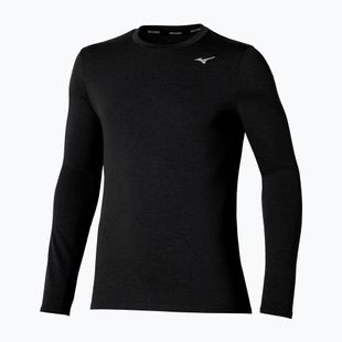 Vyriški bėgimo marškinėliai ilgomis rankovėmis Mizuno Core Impulse Tee black