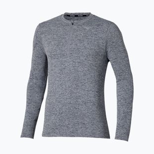 Vyriški bėgimo marškinėliai ilgomis rankovėmis Mizuno Core Impulse Half Zip Tee quicksilver