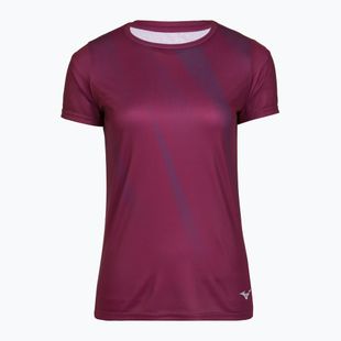 Moteriški bėgimo marškinėliai Mizuno Core Graphic Tee dark purple
