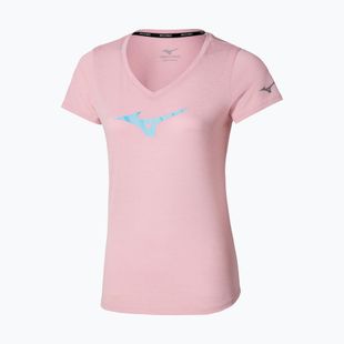 Moteriški bėgimo marškinėliai Mizuno Core Runbird Tee bleached mauve
