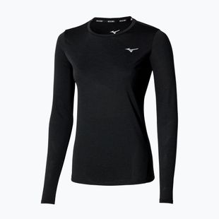 Moteriški bėgimo marškinėliai ilgomis rankovėmis Mizuno Core Impulse Tee black