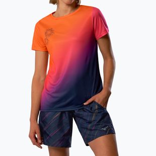 Moteriški bėgimo marškinėliai Mizuno Summer Pack QD Tee yuuyake